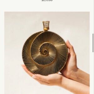 Gold Spiral Clutch